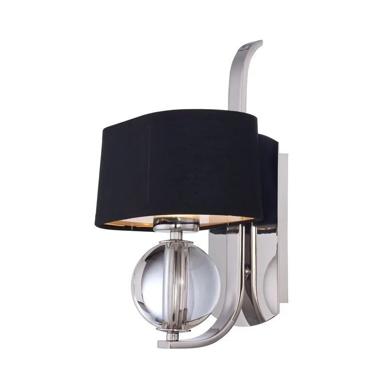 Miglior Prezzo Lampada da parete moderna in metallo con diffusore in lino a 1 luce LED G9 - 3W - IP20
