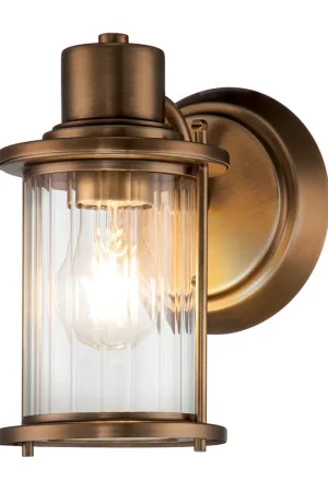 Applique moderna per bagno struttura in acciaio e 1 diffusore in vetro - 40W - IP44 Scelto Dai Clienti