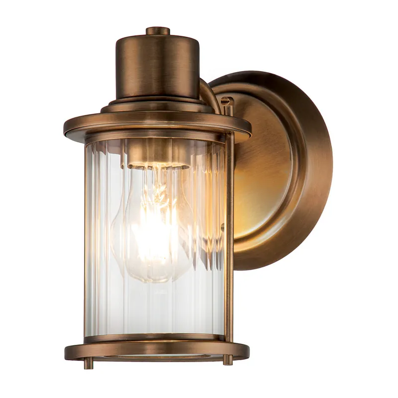 Applique moderna per bagno struttura in acciaio e 1 diffusore in vetro - 40W - IP44 Scelto Dai Clienti
