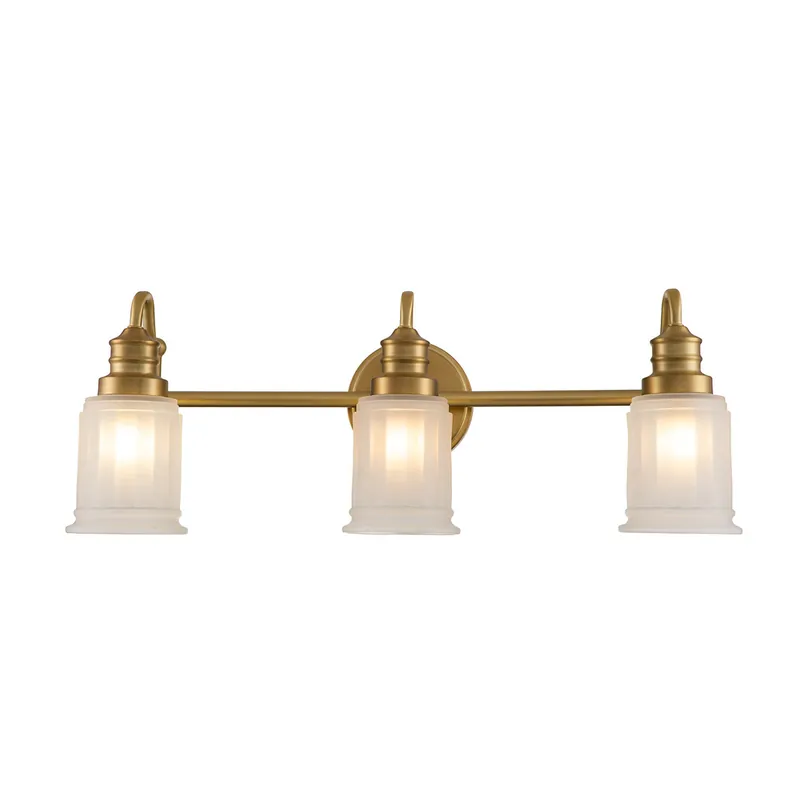 Occasione Applique LED moderna per bagno in acciaio con 3 diffusori in vetro - 3W - IP44