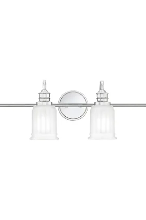 Applique LED moderna per bagno in acciaio con 4 diffusori in vetro - 3W - IP44 Economico
