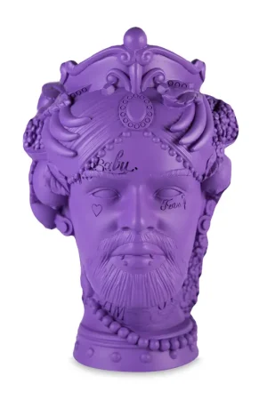 Scultura da tavolo con testa di uomo dal design moderno "il trasgressivo" Offerta Speciale