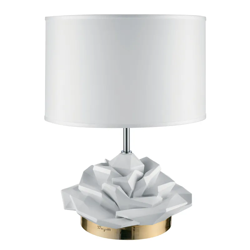 Lampada da tavolo dal design moderno con paralume in tessuto e PVC - 60W - IP20 Must-Have