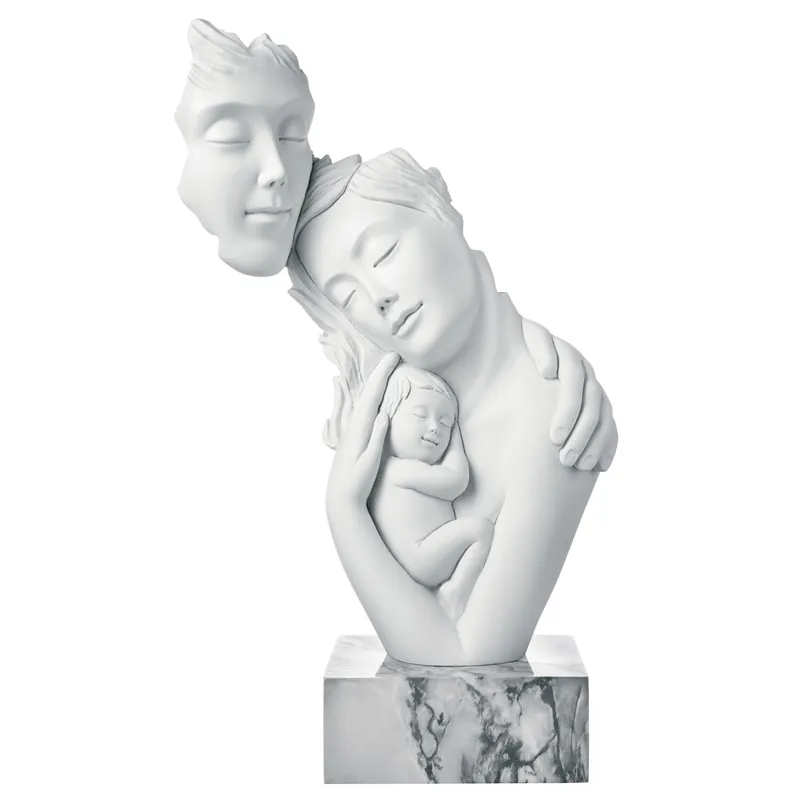 Scultura moderna con la famiglia "Face" Bestseller