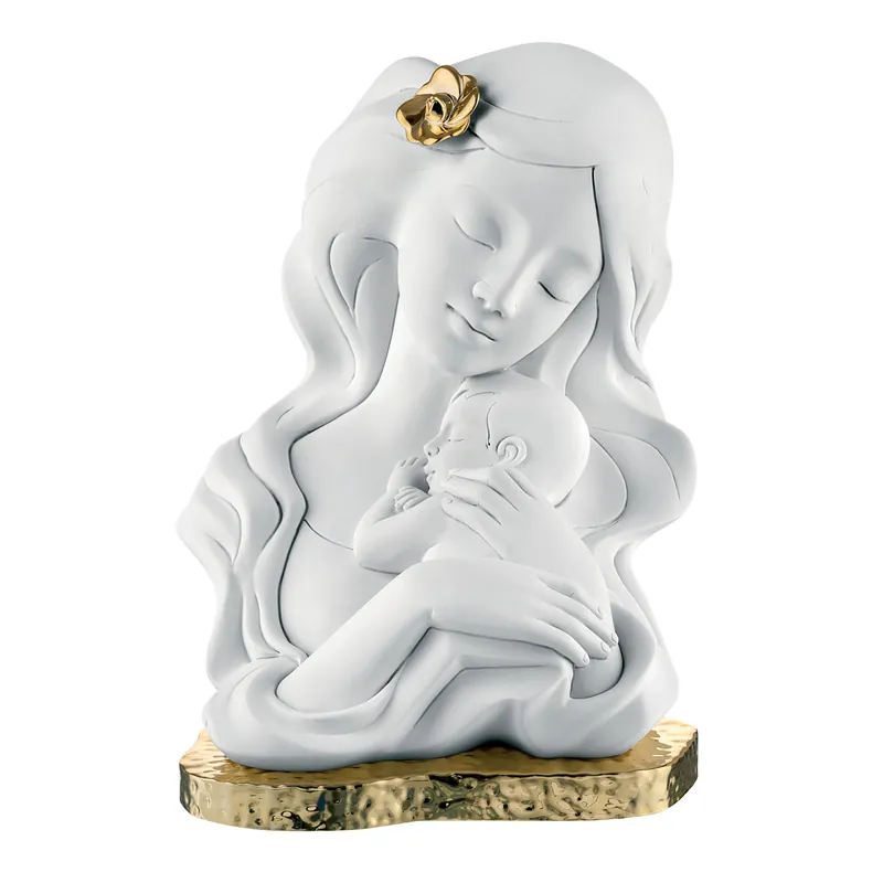 Scultura da tavolo in marmorino dal design moderno con la maternità Più Venduto