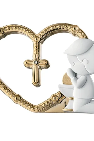 Bomboniera Comunione - statuina con bambino che prega Promo Stagionale