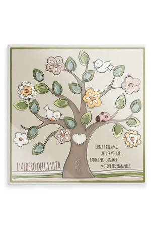 Promozione Bomboniera - Formella albero della vita 11x11