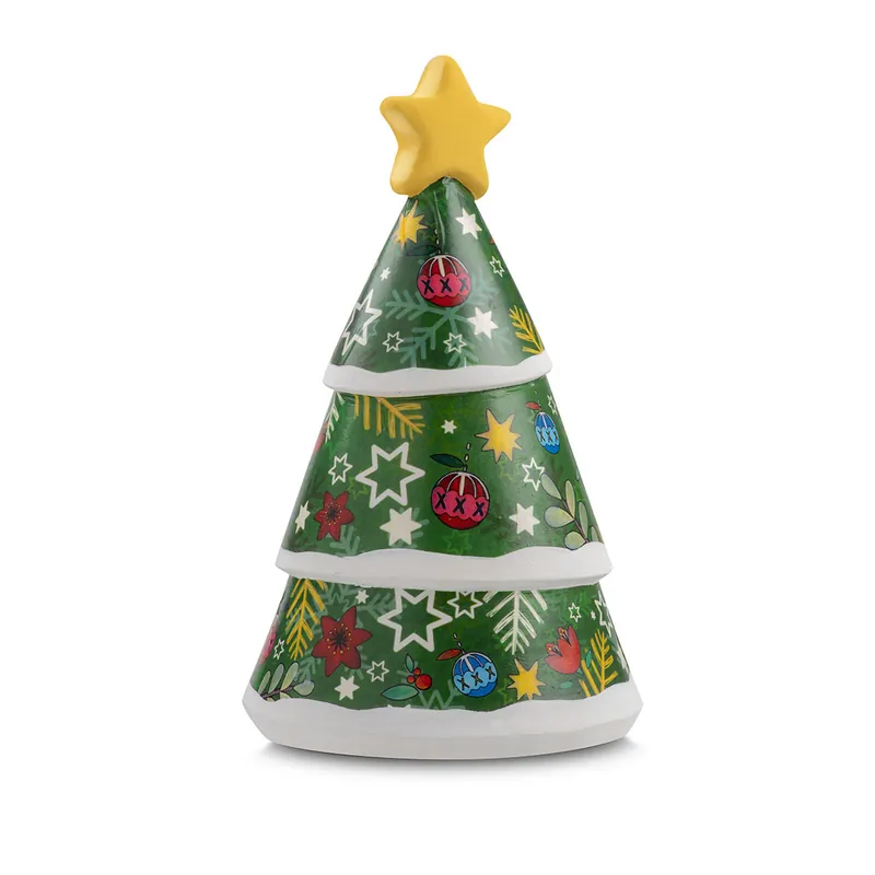 Professionale Campanella grande in ceramica Albero di Natale