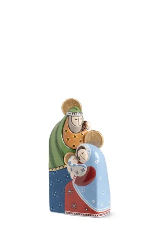 Occasione Imperdibile Presepe in ceramica decorata a mano la sacra famiglia piccola
