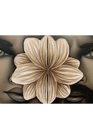 Set 2 pezzi quadri moderni con teste di moro "Bellezza" 80x80 Promozione Esclusiva