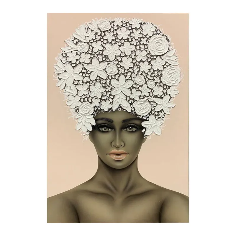 Economico Quadro moderno in verticale dipinto a mano "Spring Soul" 100x150