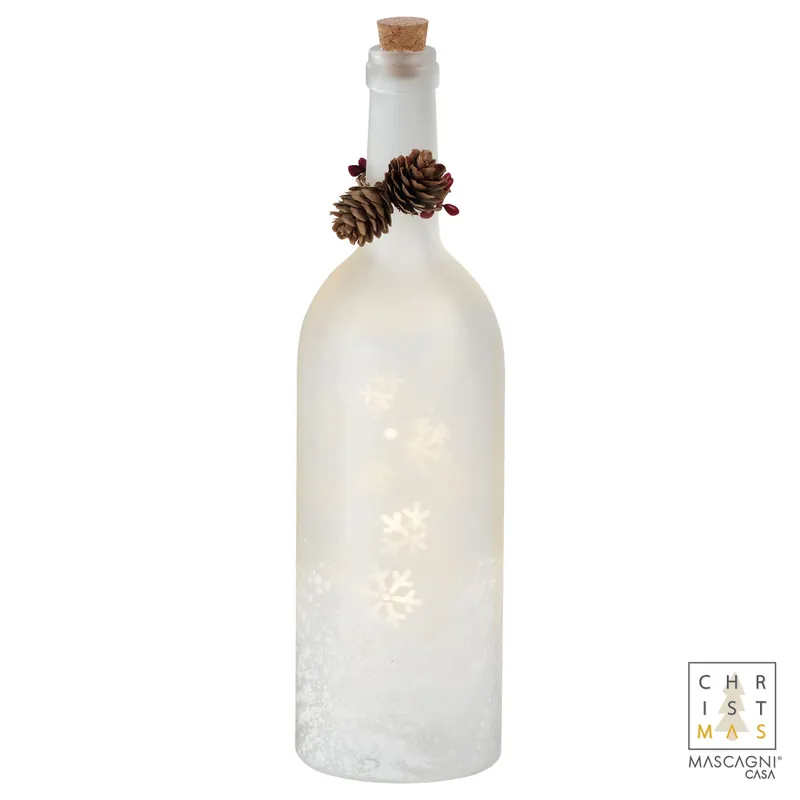Prezzo Conveniente Decorazione natalizia bottiglia con led