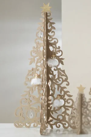 Acquista Ora Decorazione natalizia per la tavola Abete alto in legno