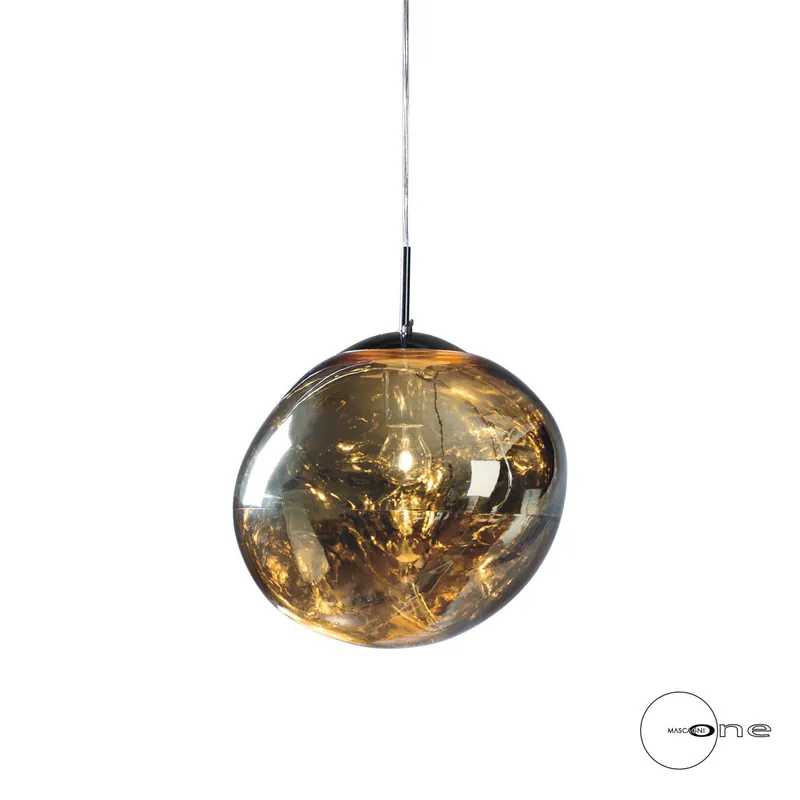 Offerta Speciale Lampada a sospensione singola con diffusore piccolo in vetro - 60W