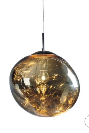 Offerta Lampada a sospensione singola con diffusore grande in vetro - 60W