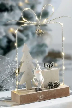 Decorazione natalizia con Babbo Natale con LED Ultimissimo Modello