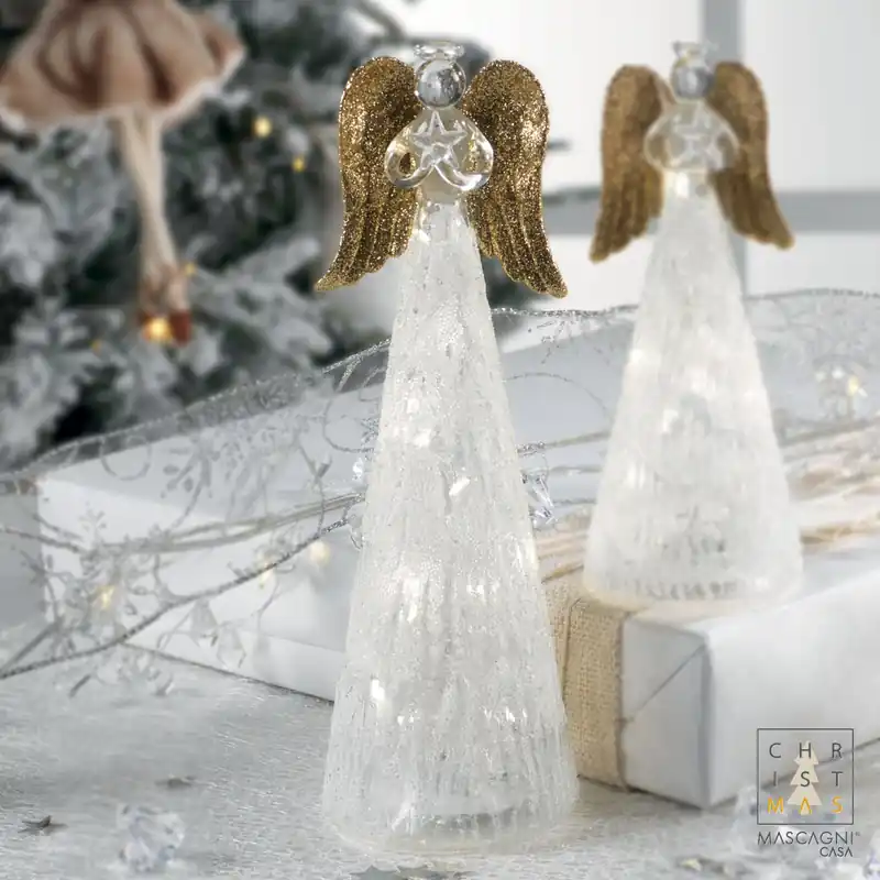 Decorazione di natale Angelo con LED Prezzo Scontato
