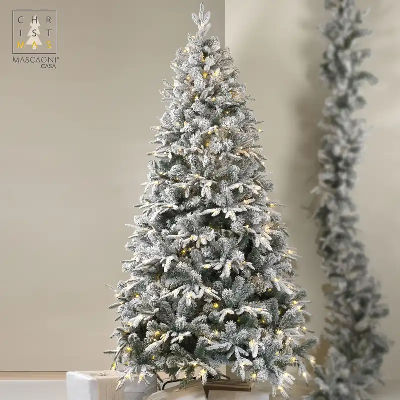 Albero di natale Abete con LED h.180 Popolare