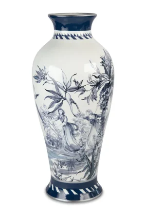 Spedito Oggi Vaso da interni in porcellana dal design classico