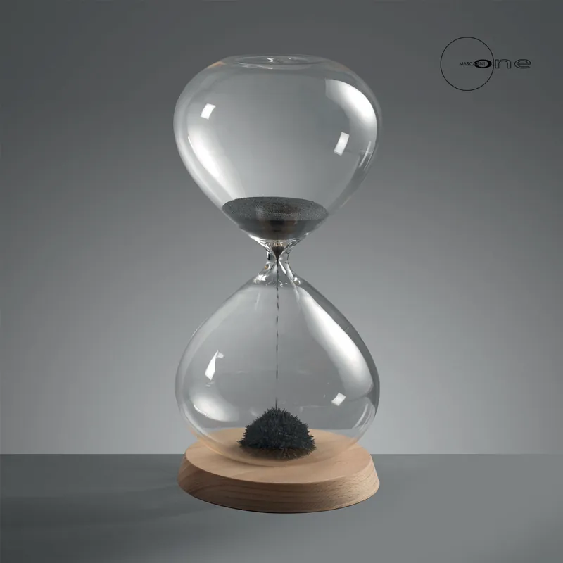 Novità Clessidra magnetica grande in vetro