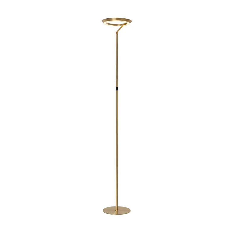 Piantana in metallo dal design moderno con diffusore a led dimmerabile - 21W - Lumen 1400 - 2700k Luce Calda - IP20 Must-Have