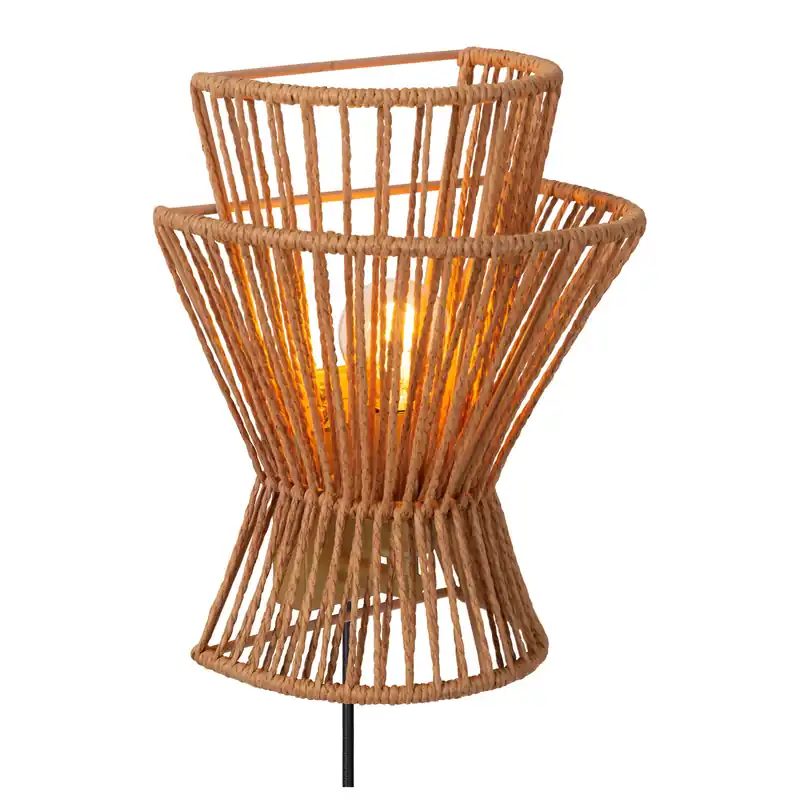 Direttamente Dal Produttore Lampada da parete dal design rustico struttura in metallo e paralume in carta - 40W - IP20