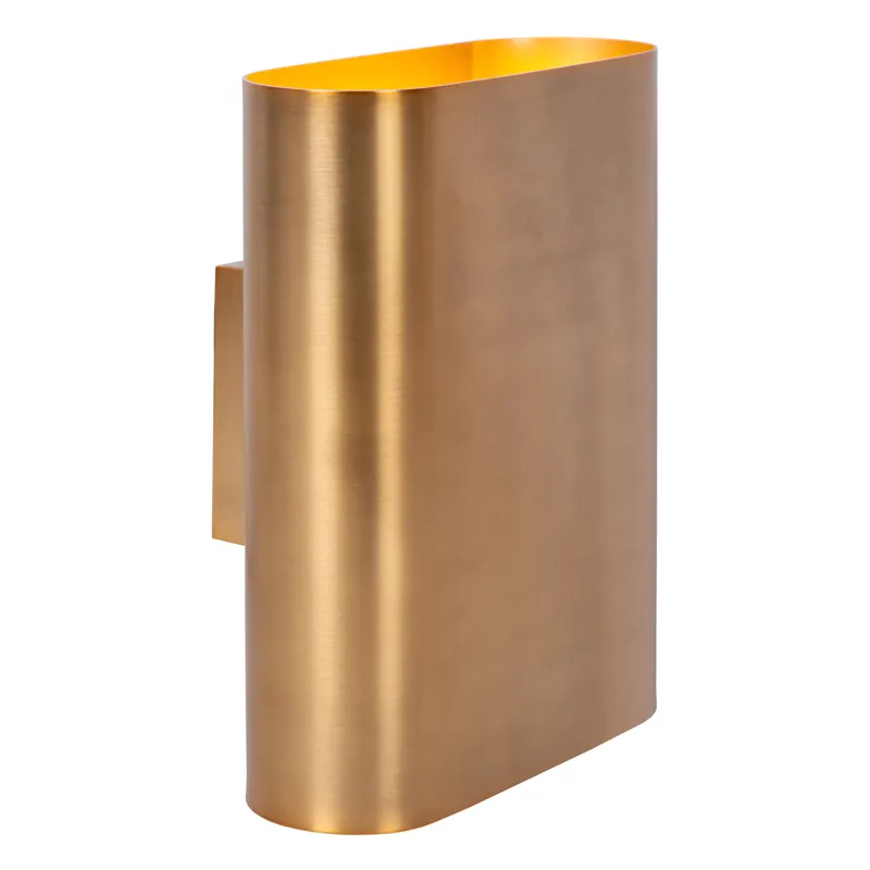 Consegna Rapida Lampada da parete in metallo moderna con doppio diffusore a 2 lampadine - 9W - IP20