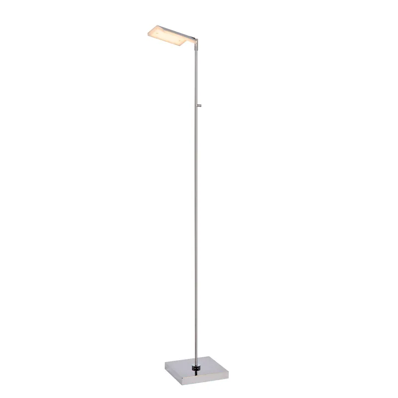 Miglior Prezzo Lampada da terra da lettura struttura in metallo e diffusore a LED dimmerabile - 12W - Lumen 1000 - 2700k Luce Calda - IP20