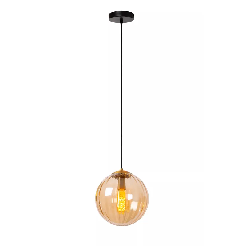 A Buon Prezzo Lampada a sospensione in metallo dal design moderno con diffusore in vetro - 40W - IP20
