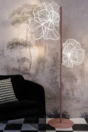 Non Perdere Lampada da terra in plexiglass dal design moderno con luce a LED - 12W - 3000k-4000k - IP20