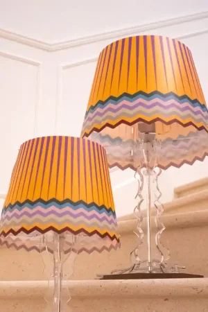 Lampada da tavolo in plexiglass con lampadina a LED di design Rainbow - 100W - IP20 Non Perdere