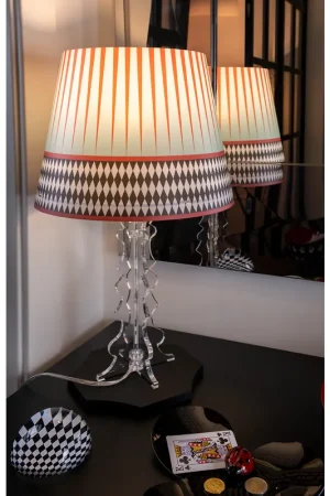 Lampada da tavolo in plexiglass con lampadina a LED di design Foulard - 100W - IP20 Vendita Finale