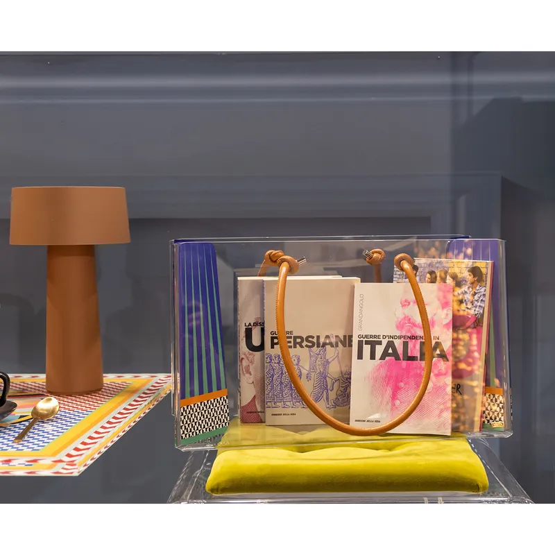 Non Perdere Portariviste in plexiglass decoro Ethnic
