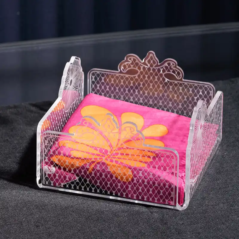 Offerta Porta tovaglioli piccolo in plexiglass dal design moderno