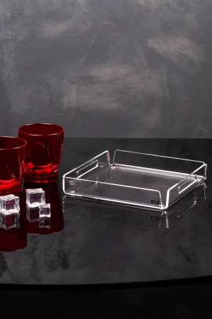 Vassoio quadrato mini in plexiglass dal design moderno ed elegante Must-Have