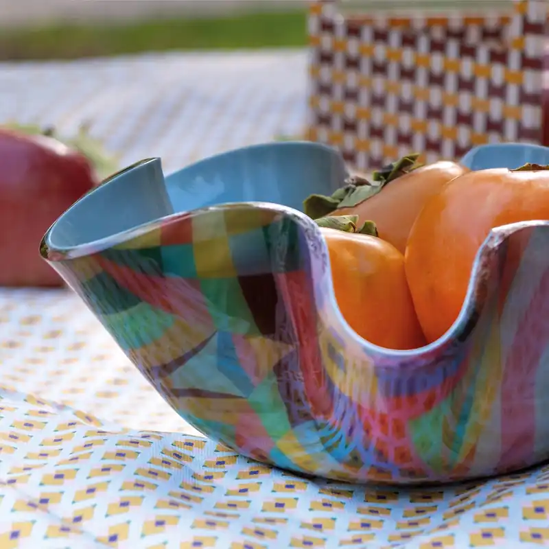 Centrotavola piccolo in plexiglass dal design moderno decoro Rainbow Reso Gratuito