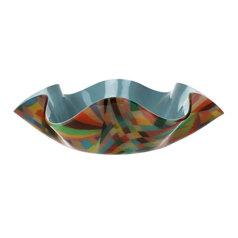 Centrotavola medio in plexiglass dal design moderno decoro Rainbow Subito Disponibile