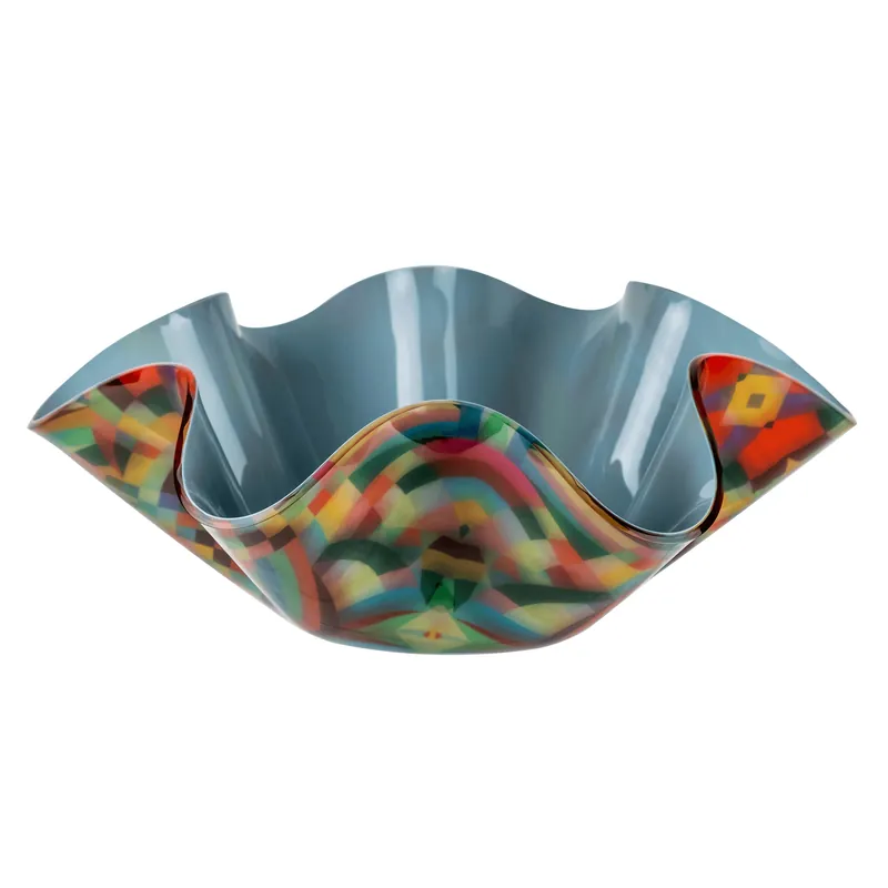 Portabottiglia/Centrotavola moderno grande in plexiglass decoro Rainbow Affare