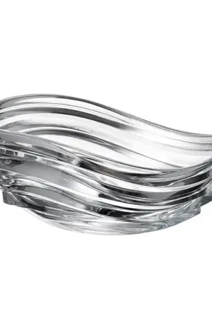 Occasione Imperdibile Centrotavola in cristallo dal design moderno ed elegante