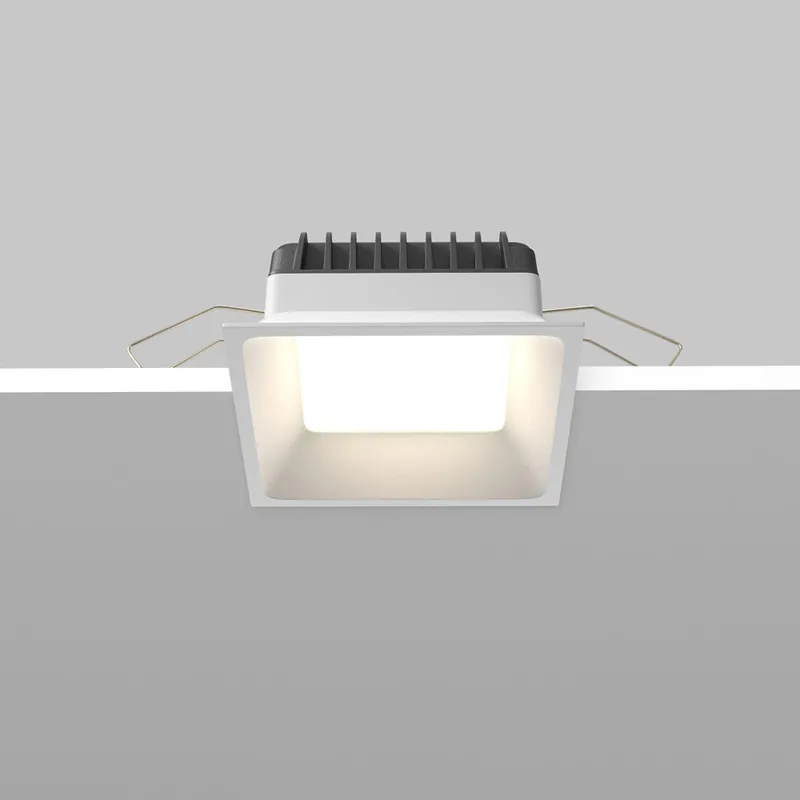 Spedito Oggi Faretto a incasso a LED dimmerabile in alluminio dal design moderno per bagno - 12W - Lumen 820 - 3000k-4000k-6000k - IP44