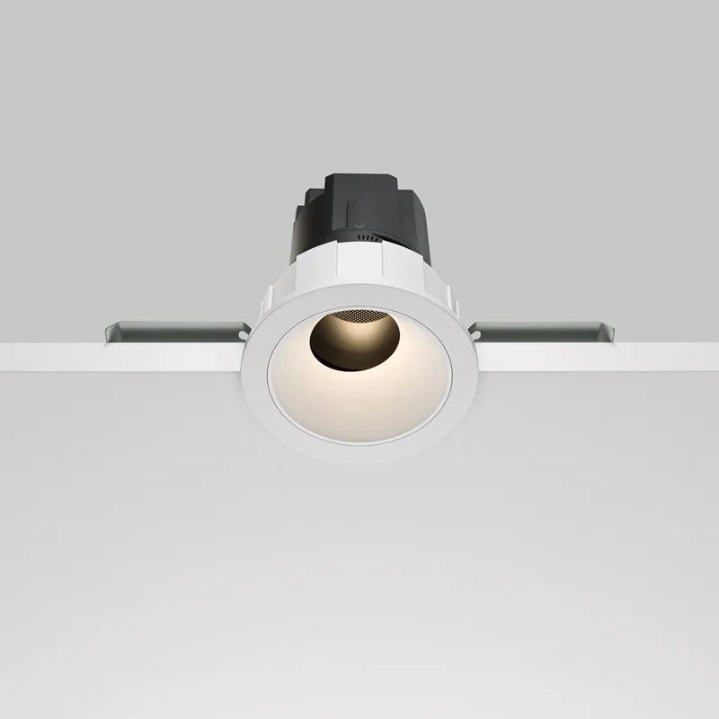 Faretto a incasso con diffusore a LED e struttura in alluminio - 7W - Lumen 390 - 3000k Luce Calda - IP20 Vendita Finale