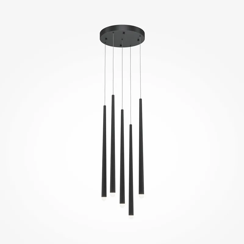 Lampada a sospensione con 5 diffusori pendenti a LED dal design moderno - 10W - Lumen 2250 - 2200k-3000k - IP20 Spedito Oggi