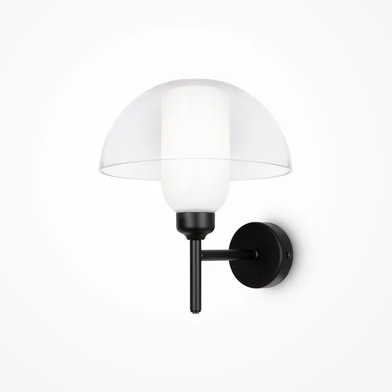 Applique da parete moderna con diffusore in vetro a forma di fungo - 60W - IP20 Compra Online