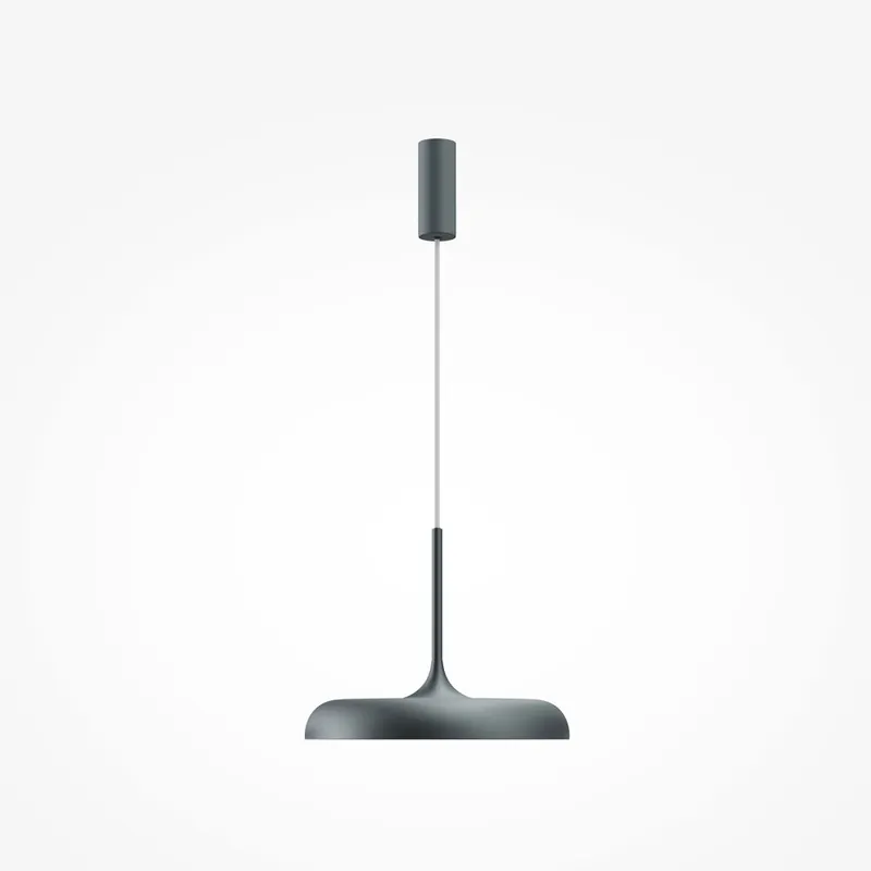 Prezzo Di Fabbrica Lampada a sospensione grande a LED diffusore in metallo e paralume in acrilico - 26W - Lumen 1400 - 3000k Luce Calda - IP20