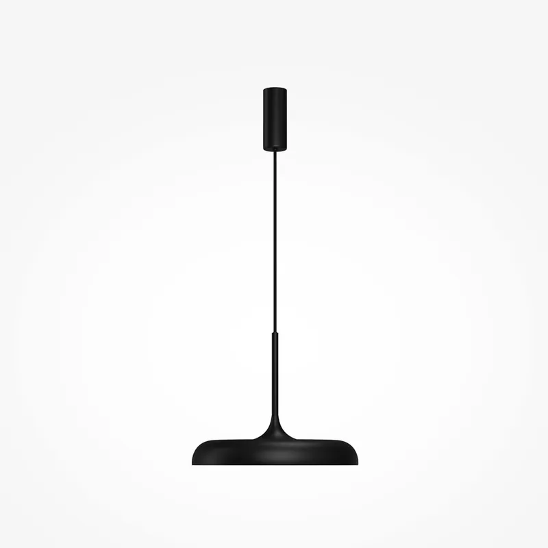 Miglior Prezzo Lampada a sospensione grande a LED diffusore in metallo e paralume in acrilico - 26W - Lumen 1400 - 3000k Luce Calda - IP20
