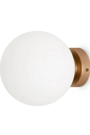A Buon Prezzo Applique da parete moderna con struttura in metallo e diffusore in vetro - 40W - IP20