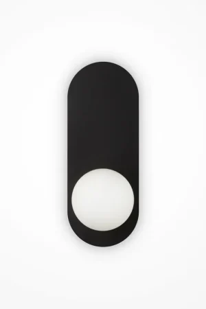 Affare Applique da parete con base in metallo e diffusore a boccia in vetro - 28W - IP20