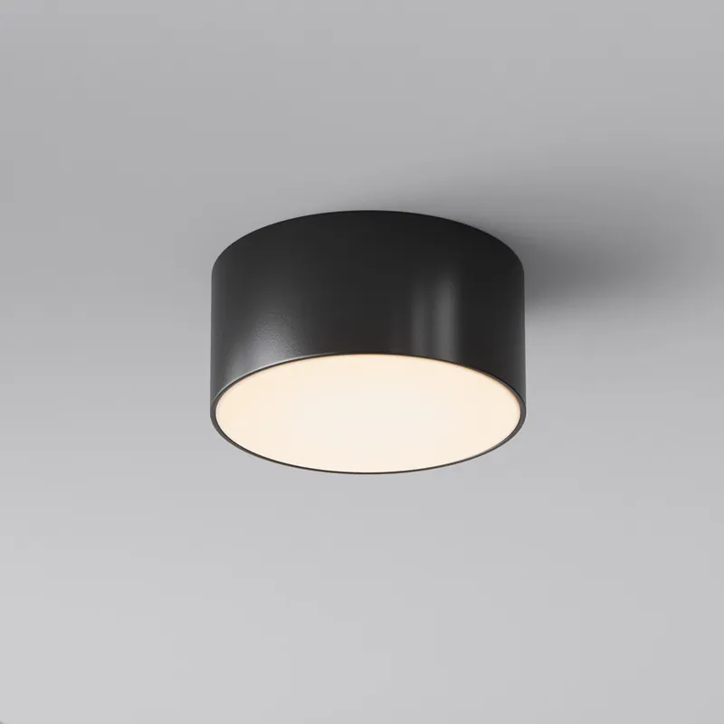 Sconto Plafoniera a led per esterno con struttura rotonda in alluminio e acrilico - 15W - Lumen 900 - 3000k Luce Calda - IP65