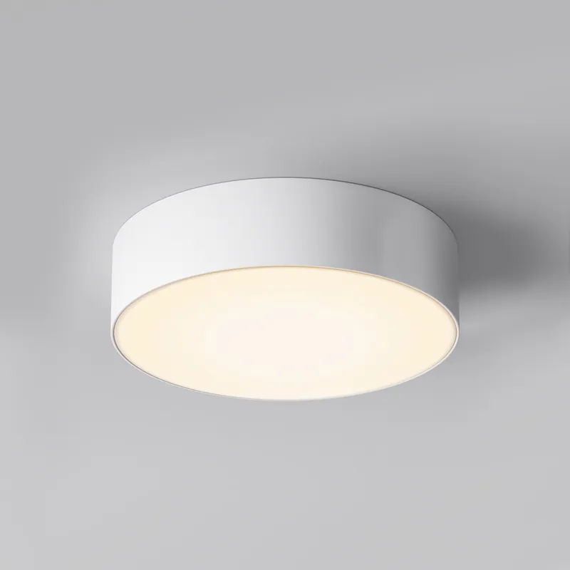 Plafoniera a led per esterno con struttura rotonda in alluminio e acrilico - 30W - Lumen 2200 - 3000k Luce Calda - IP65 Offerta Lampo