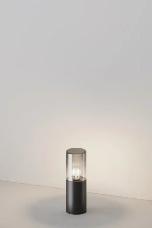Subito Disponibile Lampioncino da giardino struttura in alluminio e diffusore in vetro - 60W - IP54